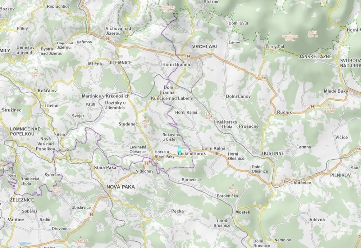 Prodej pozemku 31.439 m², Čistá u Horek, Liberecký kraj Prodej pozemku 31.439 m², Čistá u Horek, Liberecký kraj