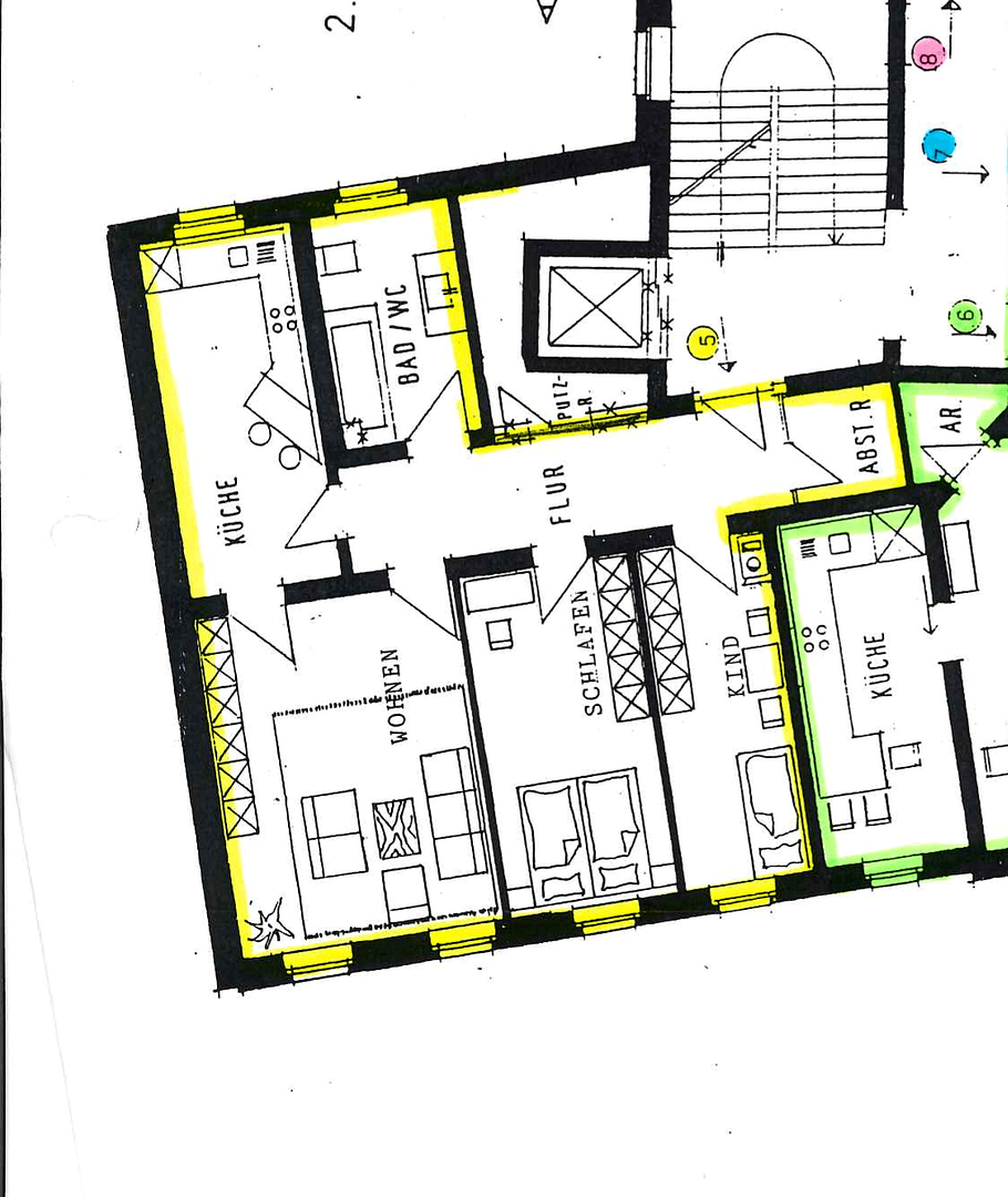 Pronájem bytu 3+kk 90 m², Fritz-Matschke-Str. 12, Chemnitz, Sasko Pronájem bytu 3+kk 90 m², Fritz-Matschke-Str. 12, Chemnitz, Sasko