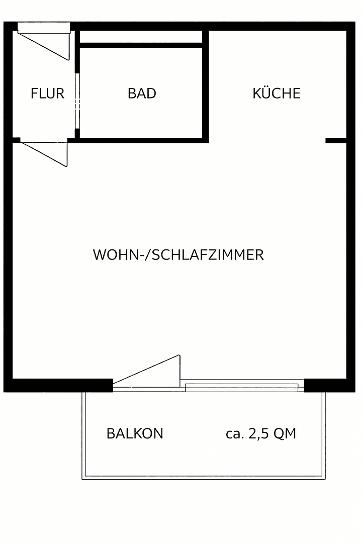 Prodej bytu 1+1 30 m², Friedensstr. 9A, Ingolstadt-Unterhaunstadt, Bavorsko Prodej bytu 1+1 30 m², Friedensstr. 9A, Ingolstadt-Unterhaunstadt, Bavorsko