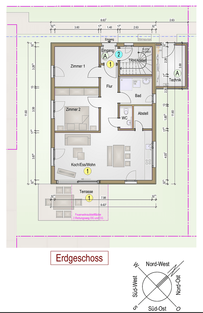 Pronájem bytu 3+kk 82 m², Uhlandstr. 25, Bodelshausen, Bádensko-Württembersko Pronájem bytu 3+kk 82 m², Uhlandstr. 25, Bodelshausen, Bádensko-Württembersko
