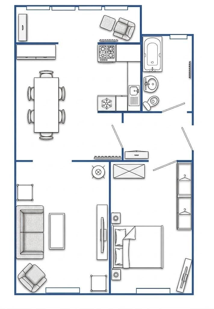 Pronájem bytu 2+1 60 m², Wuppertal, Severní Porýní-Vestfálsko Pronájem bytu 2+1 60 m², Wuppertal, Severní Porýní-Vestfálsko