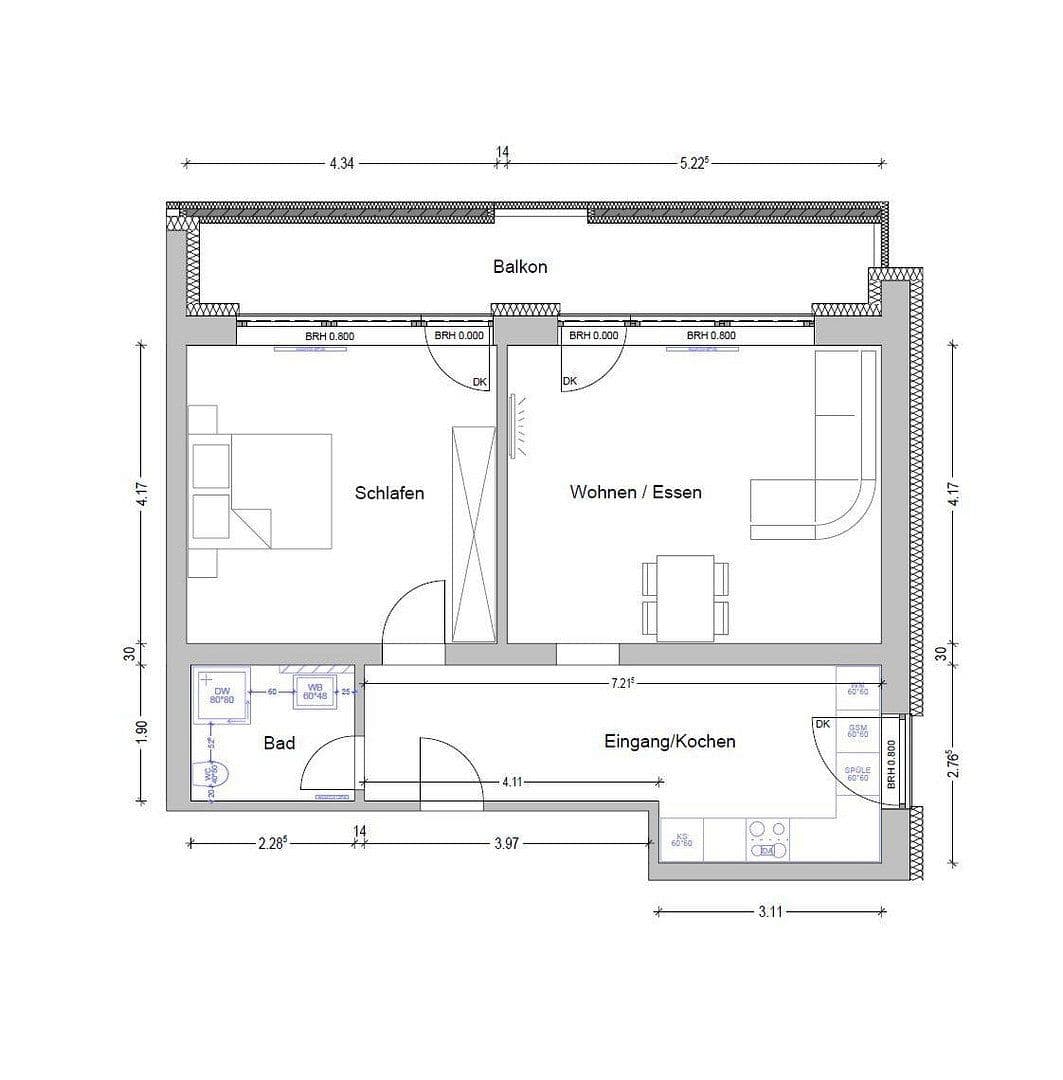 Pronájem bytu 2+kk 70 m², Fichtestr. 42, Singen (Hohentwiel), Bádensko-Württembersko Pronájem bytu 2+kk 70 m², Fichtestr. 42, Singen (Hohentwiel), Bádensko-Württembersko