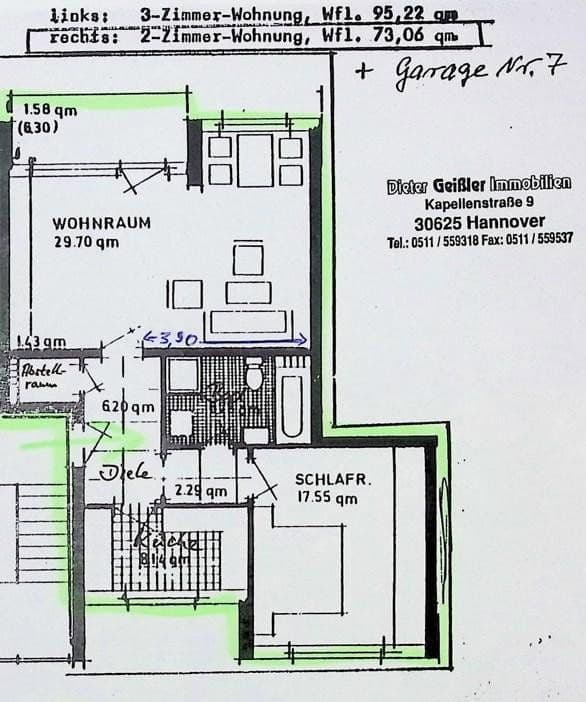 Prodej bytu 2+1 73 m², Hannover, Dolní Sasko Prodej bytu 2+1 73 m², Hannover, Dolní Sasko