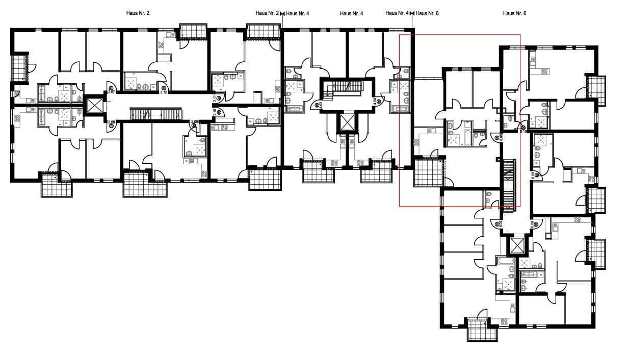 Pronájem bytu 4+1 91 m², Aristide-Briand-Str. 6, Herzogenaurach, Bavorsko Pronájem bytu 4+1 91 m², Aristide-Briand-Str. 6, Herzogenaurach, Bavorsko