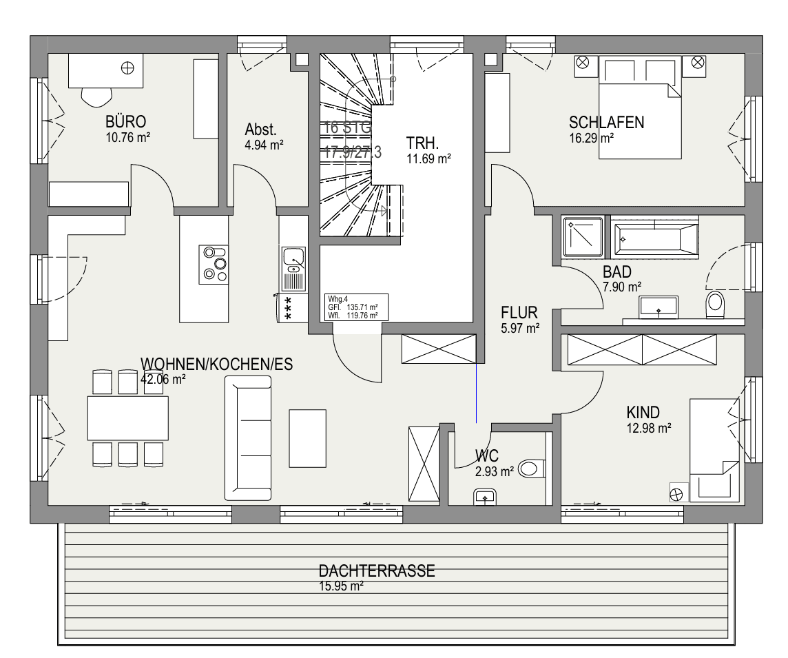 Prodej bytu 5+1 120 m², Eibenstrasse 13, Wörth a.d.Isar, Bavorsko Prodej bytu 5+1 120 m², Eibenstrasse 13, Wörth a.d.Isar, Bavorsko