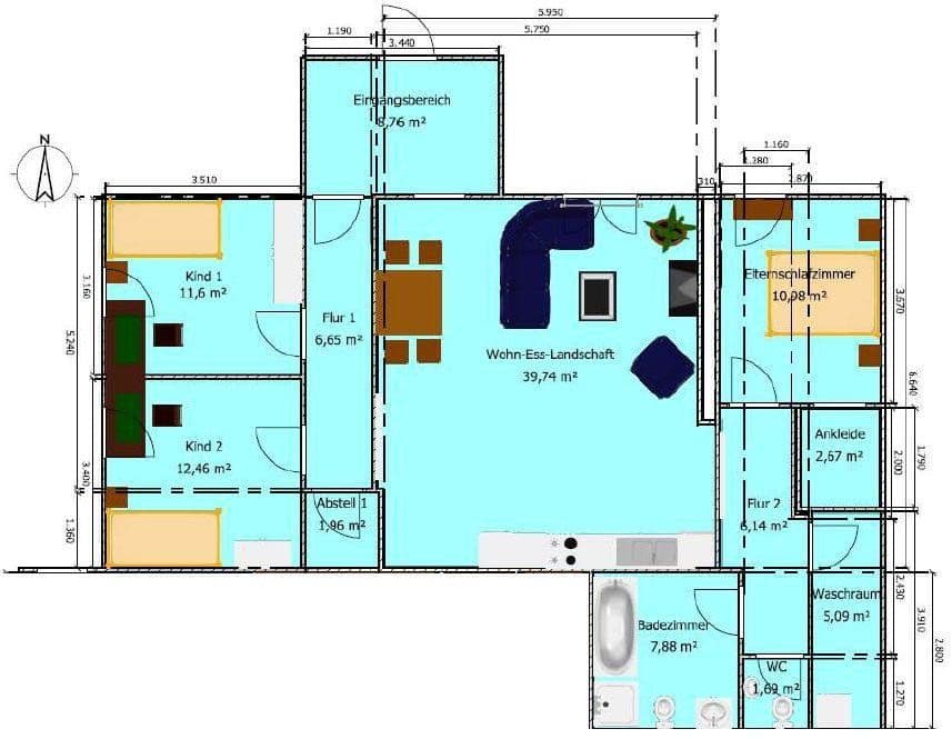 Pronájem bytu 4+1 115 m², Wennigsen (Deister), Dolní Sasko Pronájem bytu 4+1 115 m², Wennigsen (Deister), Dolní Sasko
