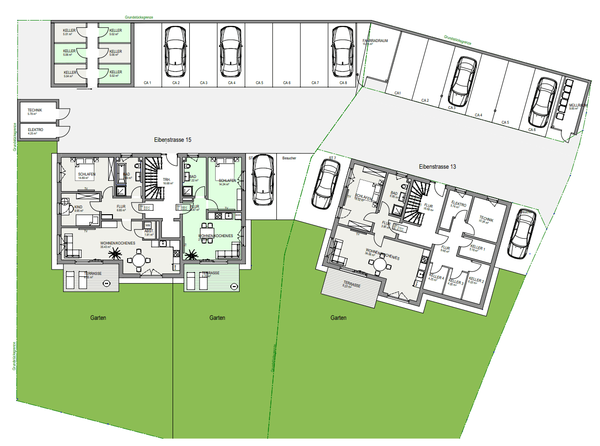 Prodej bytu 2+1 53 m², Eibenstrasse 15, Wörth a.d.Isar, Bavorsko Prodej bytu 2+1 53 m², Eibenstrasse 15, Wörth a.d.Isar, Bavorsko