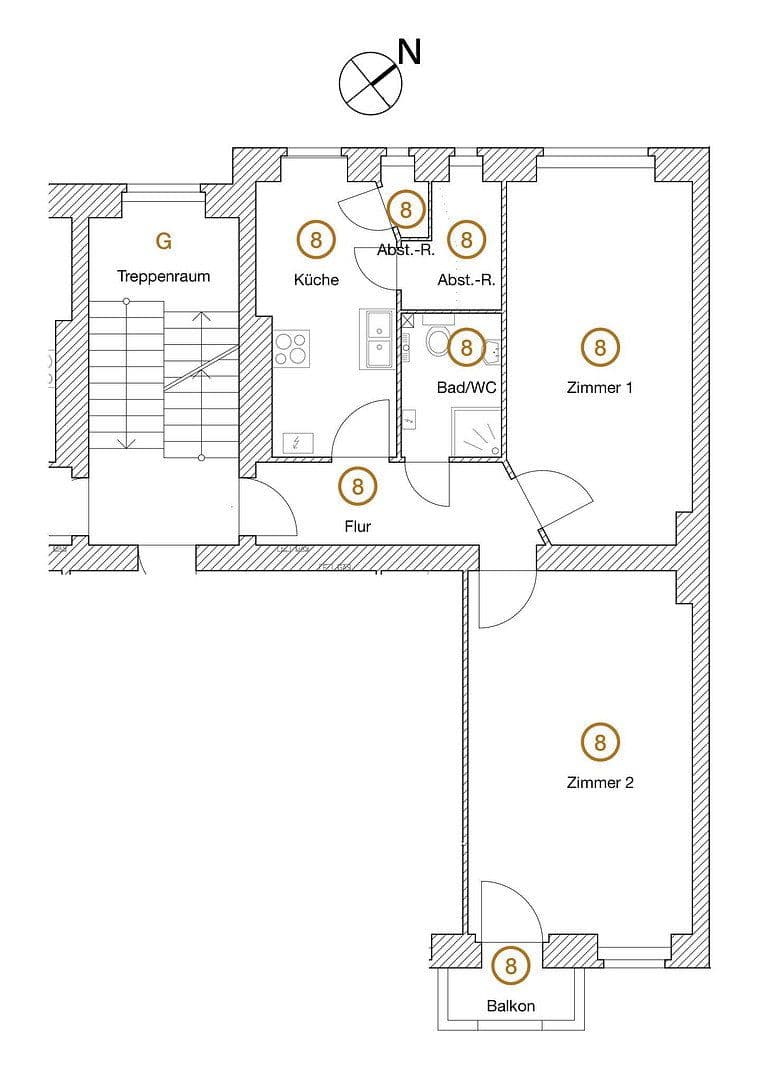 Prodej bytu 2+1 62 m², Berlin, Berlín Prodej bytu 2+1 62 m², Berlin, Berlín