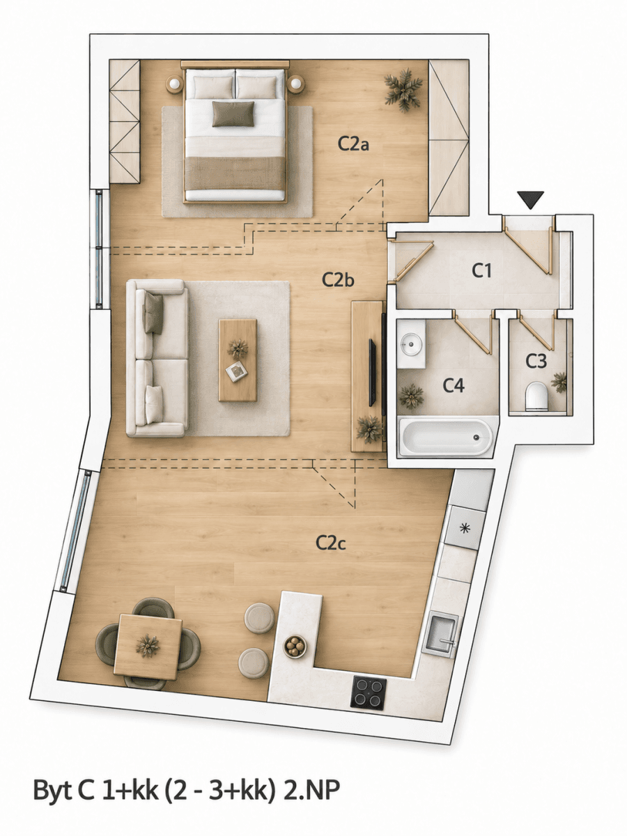 Prodej bytu 3+kk 77 m², Kapitána Jaroše, Boskovice, Jihomoravský kraj Prodej bytu 3+kk 77 m², Kapitána Jaroše, Boskovice, Jihomoravský kraj