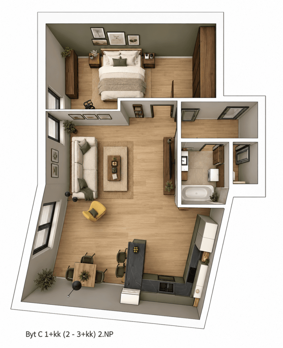 Prodej bytu 3+kk 77 m², Kapitána Jaroše, Boskovice, Jihomoravský kraj Prodej bytu 3+kk 77 m², Kapitána Jaroše, Boskovice, Jihomoravský kraj