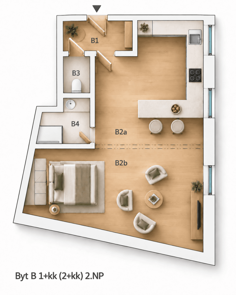 Prodej bytu 2+kk 55 m², Kapitána Jaroše, Boskovice, Jihomoravský kraj Prodej bytu 2+kk 55 m², Kapitána Jaroše, Boskovice, Jihomoravský kraj