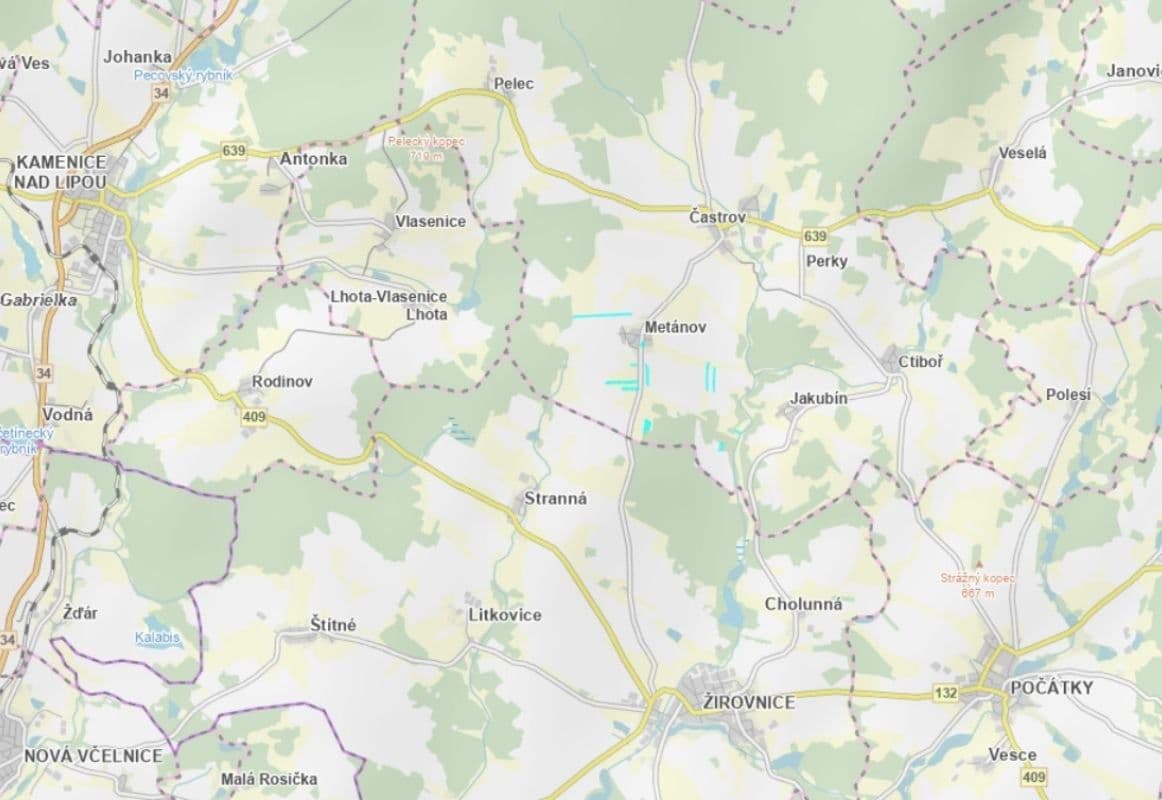 Prodej pozemku 62.226 m², Častrov, Kraj Vysočina Prodej pozemku 62.226 m², Častrov, Kraj Vysočina