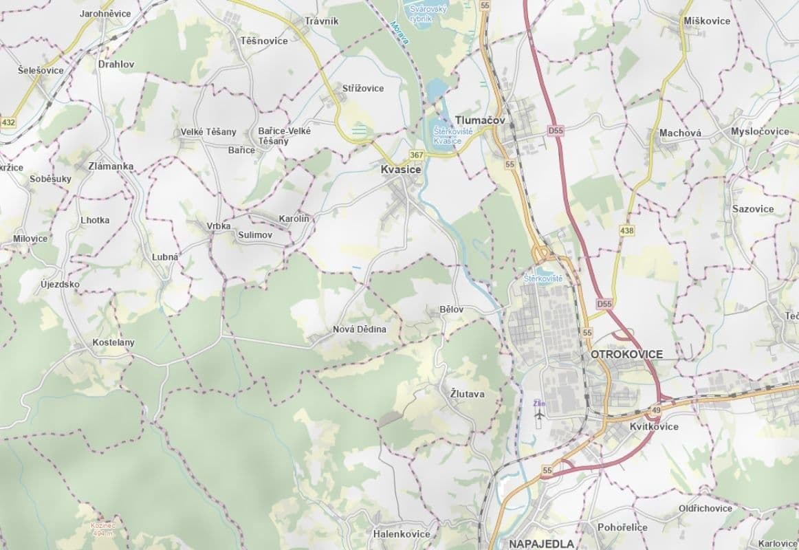 Prodej pozemku 557 m², Kvasice, Zlínský kraj Prodej pozemku 557 m², Kvasice, Zlínský kraj