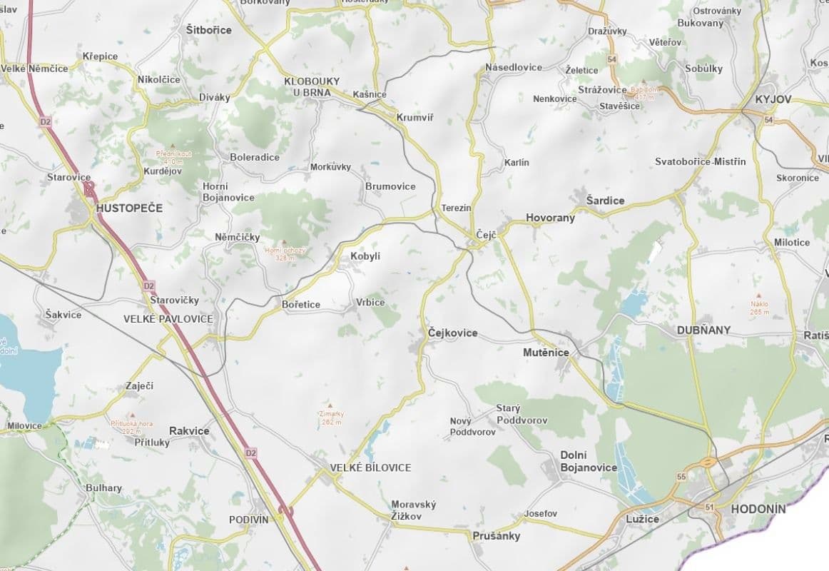 Prodej pozemku 880 m², Kobylí, Jihomoravský kraj Prodej pozemku 880 m², Kobylí, Jihomoravský kraj