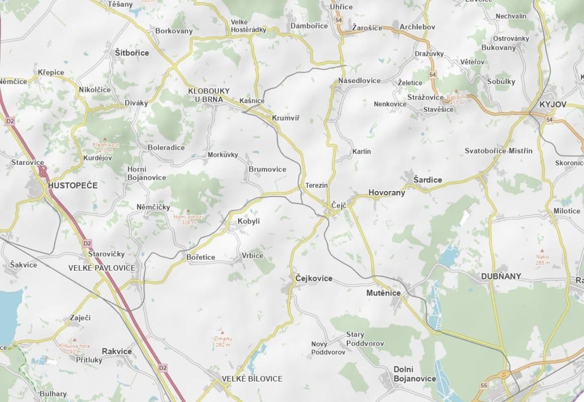 Prodej pozemku 1.012 m², Kobylí, Jihomoravský kraj Prodej pozemku 1.012 m², Kobylí, Jihomoravský kraj
