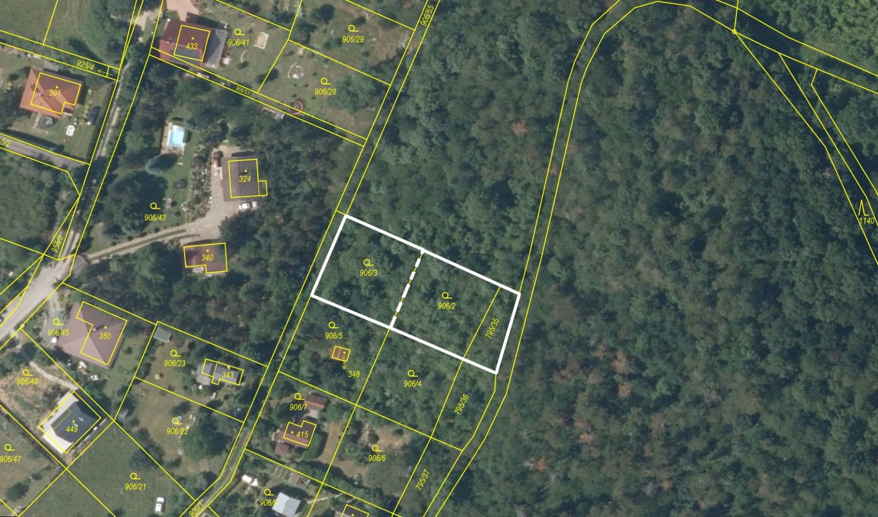 Prodej pozemku 511 m², Chodouň, Středočeský kraj Prodej pozemku 511 m², Chodouň, Středočeský kraj