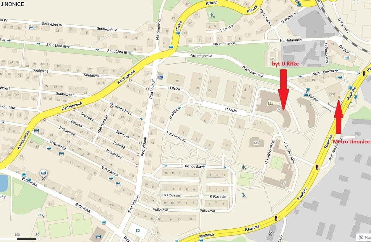 Pronájem bytu Garsoniéra 47 m², U Kříže, Praha, Praha Pronájem bytu Garsoniéra 47 m², U Kříže, Praha, Praha