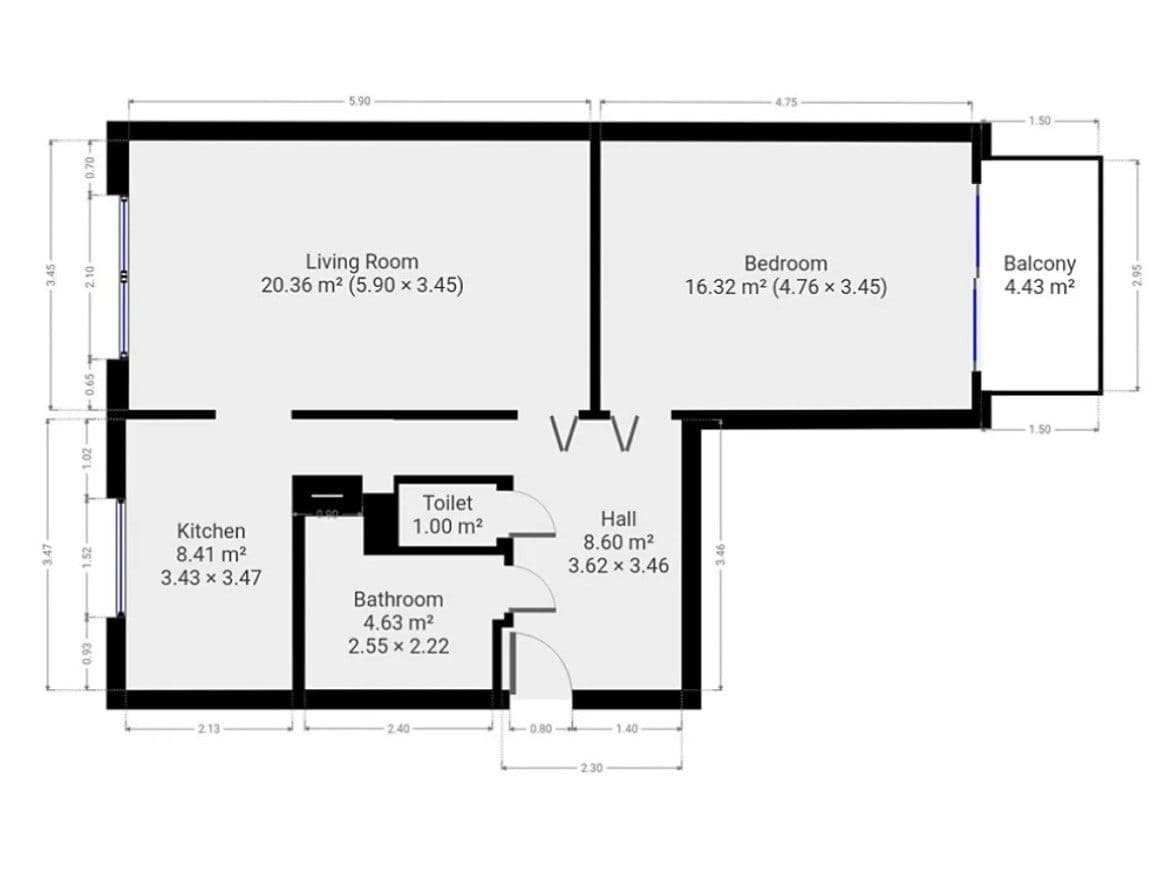 Pronájem bytu 2+1 60 m², Čimelická, Praha, Praha Pronájem bytu 2+1 60 m², Čimelická, Praha, Praha