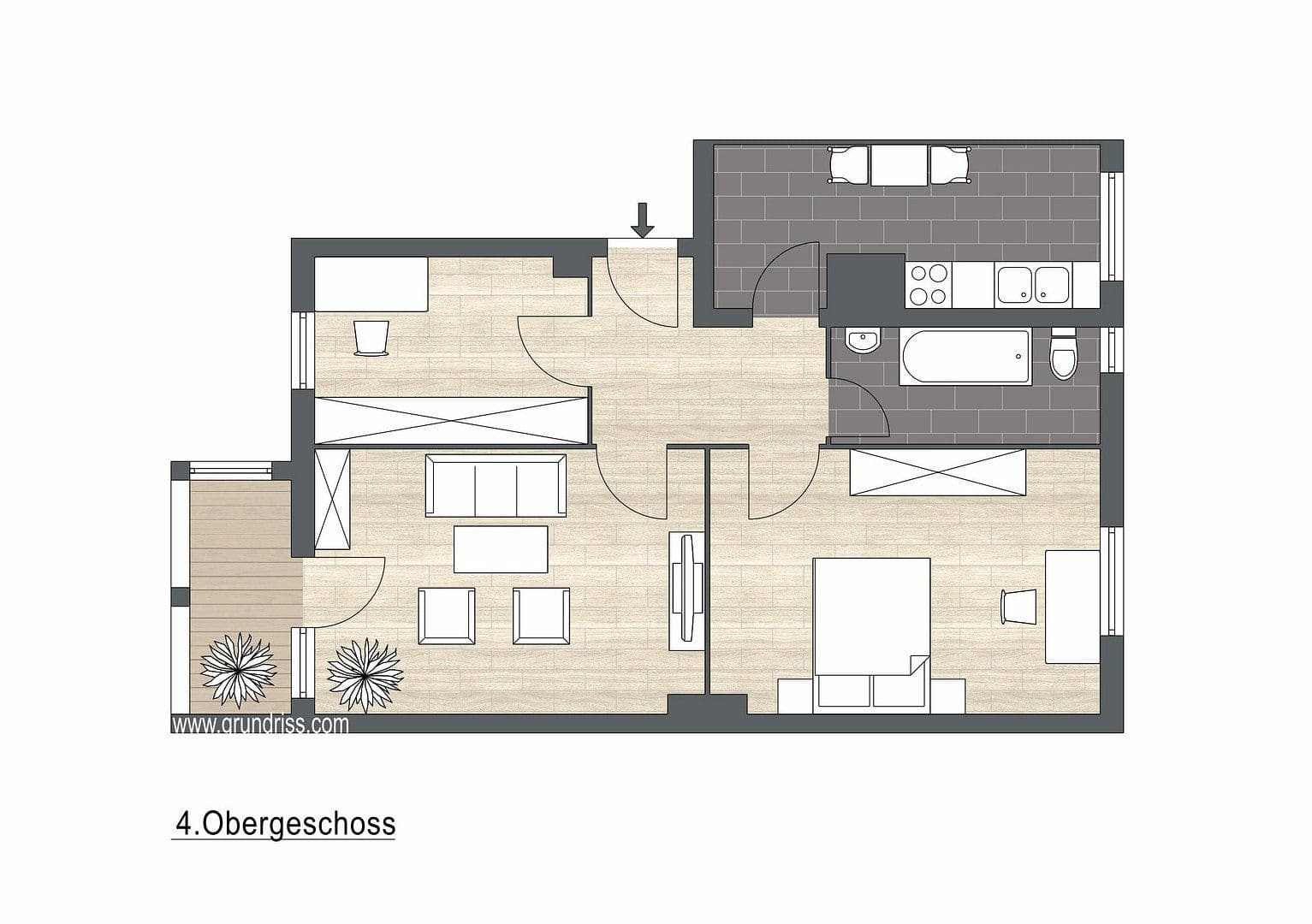 Pronájem bytu 3+1 66 m², Kilstetter Straße 26, Berlin, Berlín Pronájem bytu 3+1 66 m², Kilstetter Straße 26, Berlin, Berlín