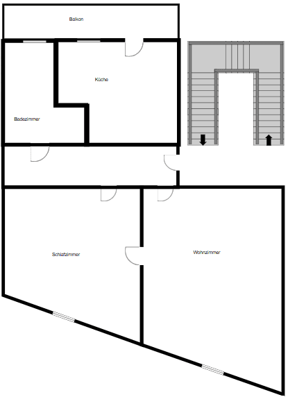 Pronájem bytu 2+kk 65 m², Stuttgart, Bádensko-Württembersko Pronájem bytu 2+kk 65 m², Stuttgart, Bádensko-Württembersko