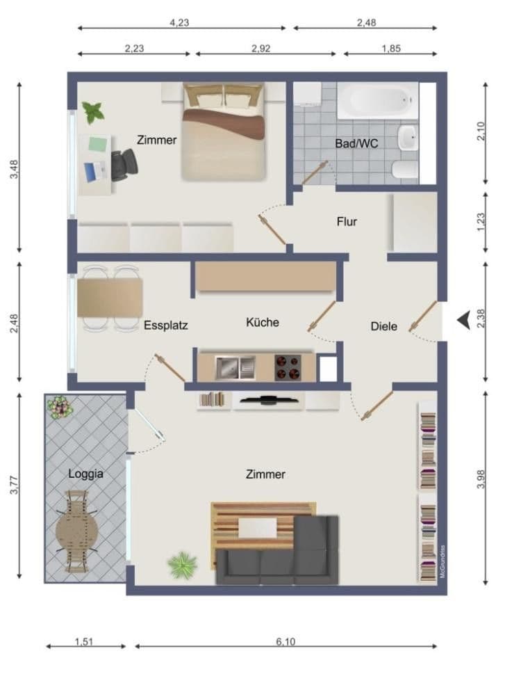 Prodej bytu 2+1 68 m², Sauerbruchstraße 29, Bayreuth, Bavorsko Prodej bytu 2+1 68 m², Sauerbruchstraße 29, Bayreuth, Bavorsko
