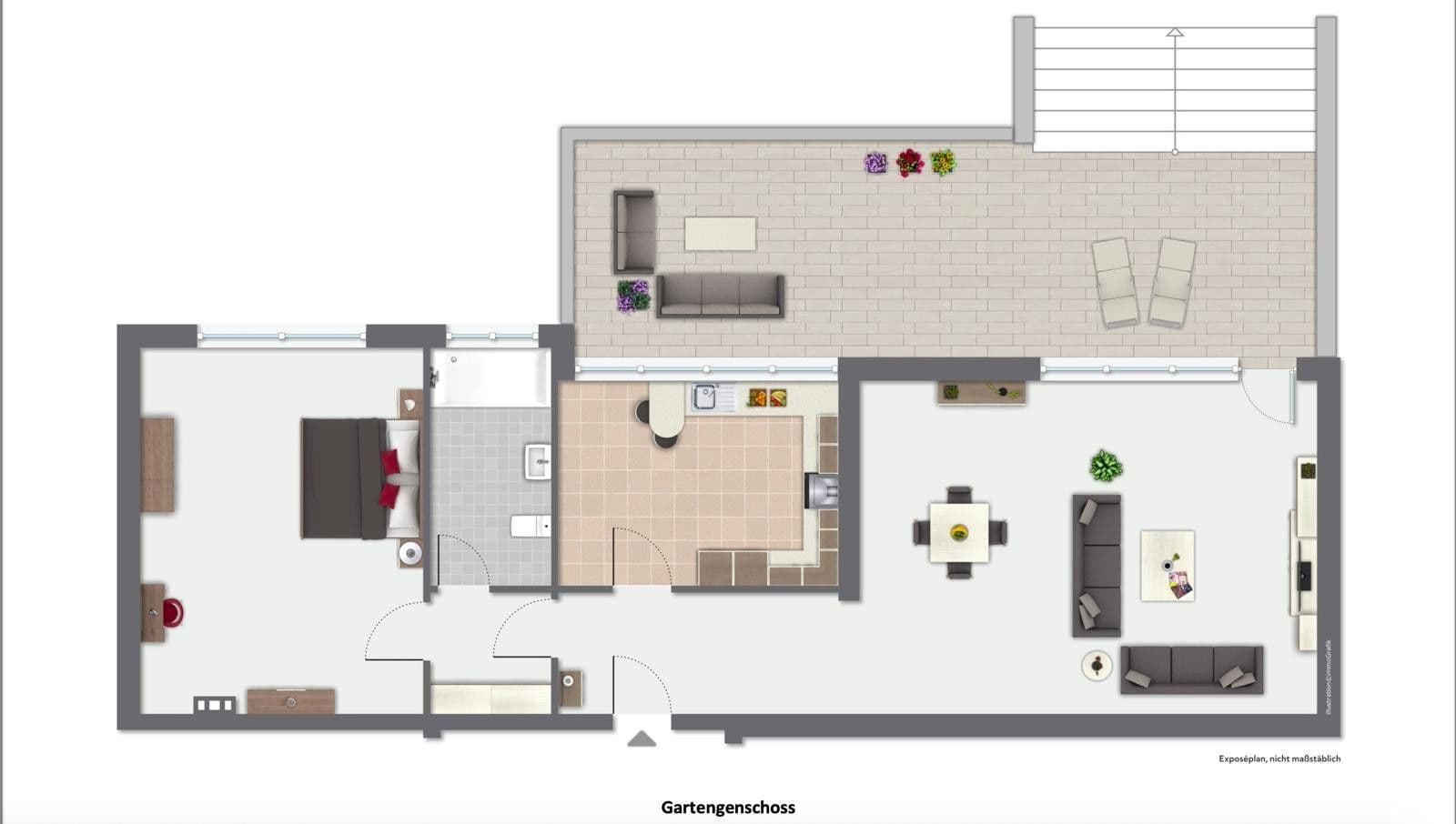 Pronájem bytu 2+kk 96 m², Mielesheide 4, Essen, Severní Porýní-Vestfálsko Pronájem bytu 2+kk 96 m², Mielesheide 4, Essen, Severní Porýní-Vestfálsko
