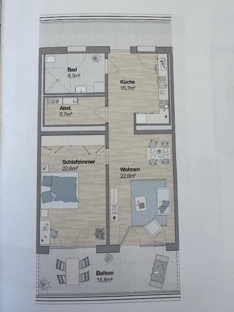 Pronájem bytu 2+1 84 m², Biberacher Str. 1, Ochsenhausen, Bádensko-Württembersko Pronájem bytu 2+1 84 m², Biberacher Str. 1, Ochsenhausen, Bádensko-Württembersko