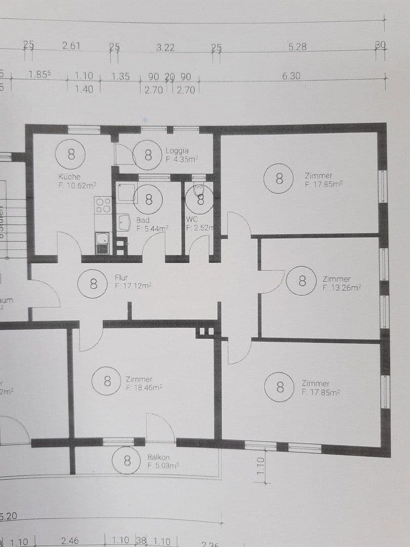 Pronájem bytu 4+1 106 m², Zweibrücken, Porýní-Falc Pronájem bytu 4+1 106 m², Zweibrücken, Porýní-Falc