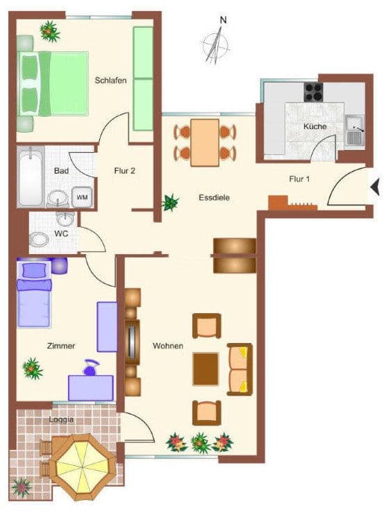 Pronájem bytu 3+kk 84 m², Robert-Koch-Str. 38, Ottobrunn, Bavorsko Pronájem bytu 3+kk 84 m², Robert-Koch-Str. 38, Ottobrunn, Bavorsko
