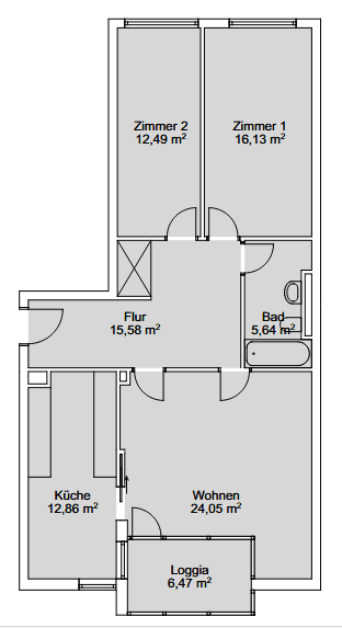 Prodej bytu 3+kk 94 m², Neue Promenade, 7, Berlin, Berlín Prodej bytu 3+kk 94 m², Neue Promenade, 7, Berlin, Berlín