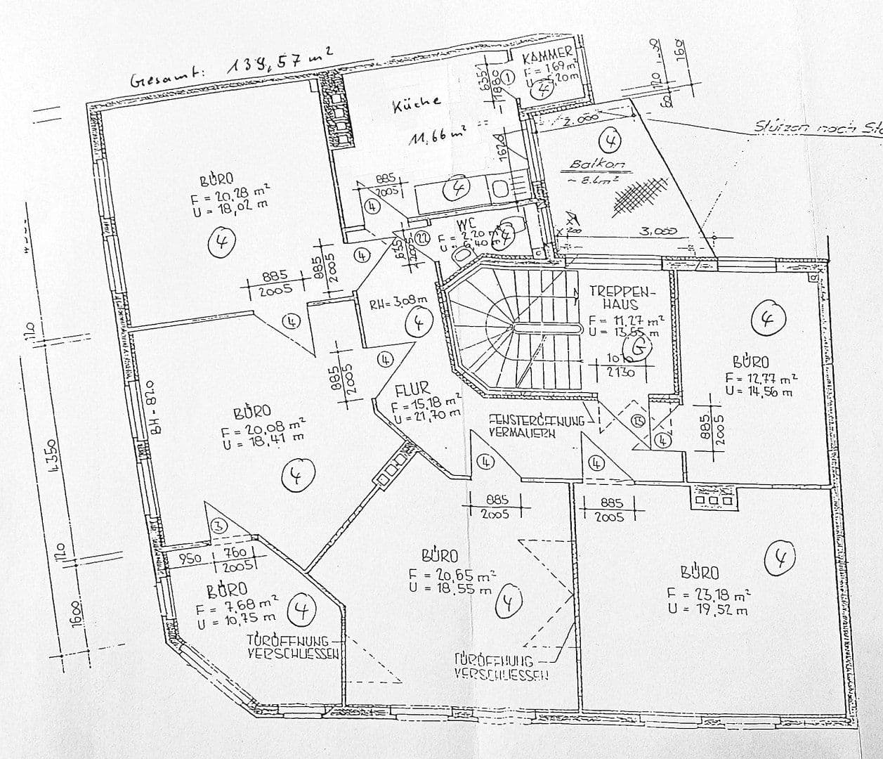 Pronájem kanceláře 137 m², Salbahnhofstr.12a, Jena, Durynsko Pronájem kanceláře 137 m², Salbahnhofstr.12a, Jena, Durynsko