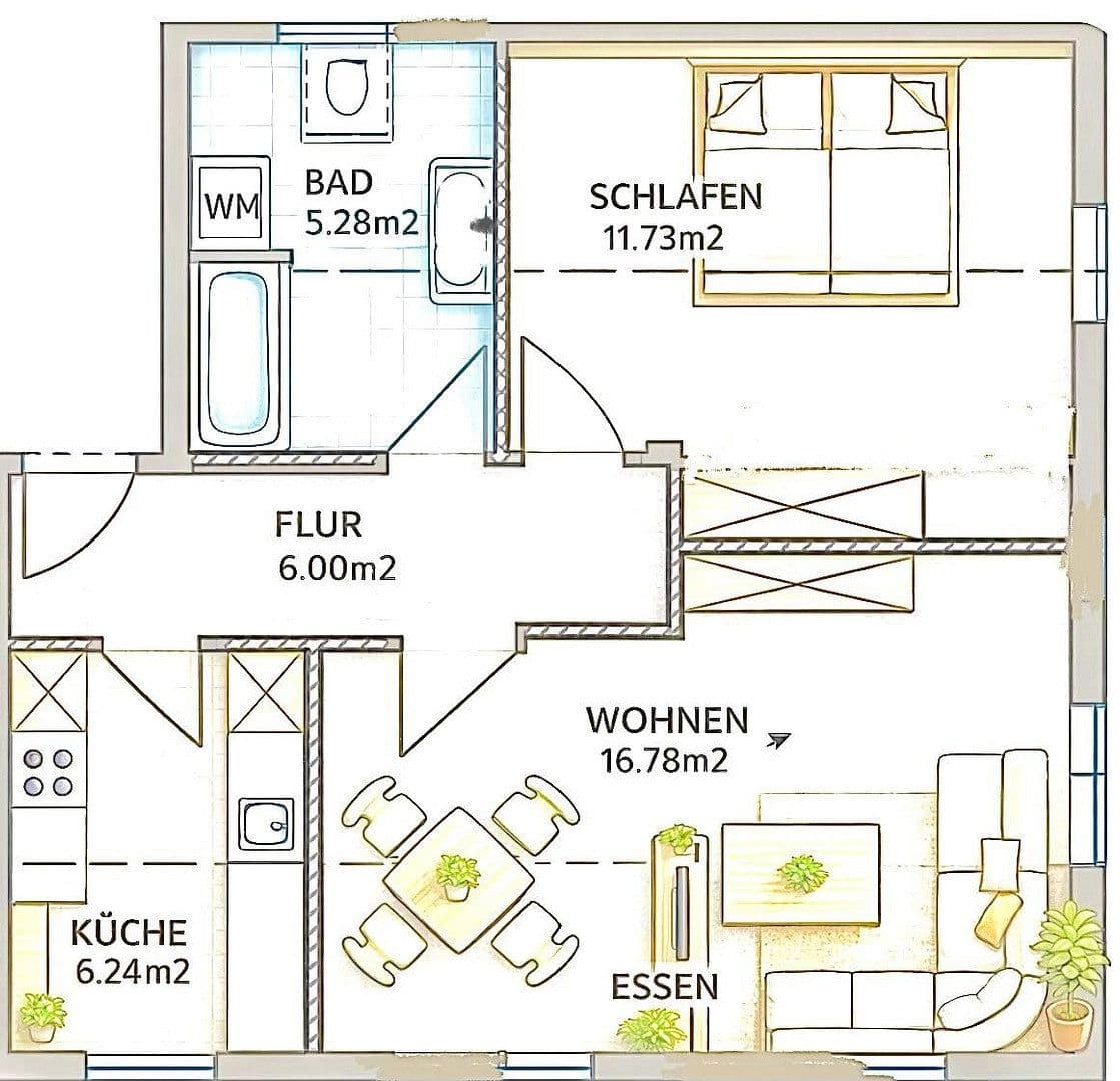 Prodej bytu 2+1 45 m², Regensburg, Bavorsko Prodej bytu 2+1 45 m², Regensburg, Bavorsko