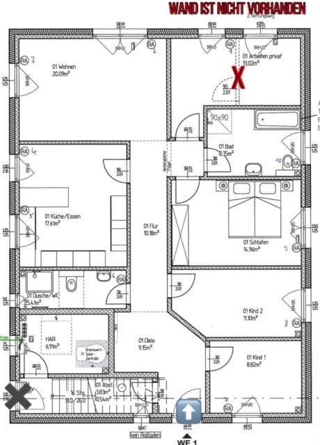 Pronájem bytu 4+kk 133 m², Petershagen/Eggersdorf, Braniborsko Pronájem bytu 4+kk 133 m², Petershagen/Eggersdorf, Braniborsko