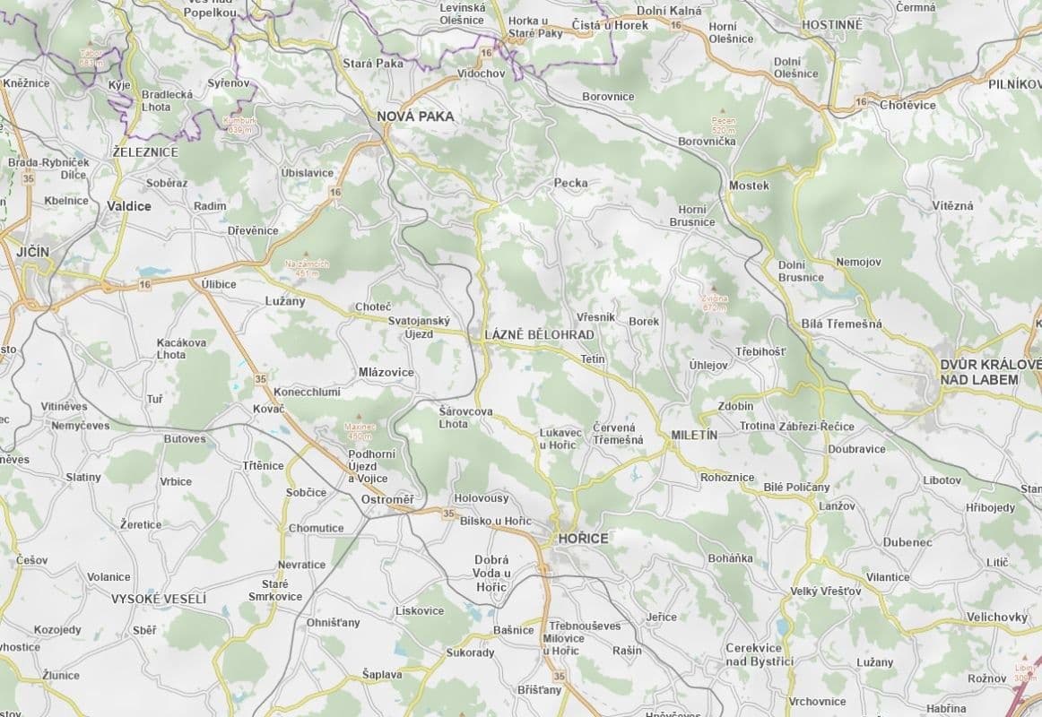 Prodej pozemku 22.869 m², Kovač, Královéhradecký kraj Prodej pozemku 22.869 m², Kovač, Královéhradecký kraj