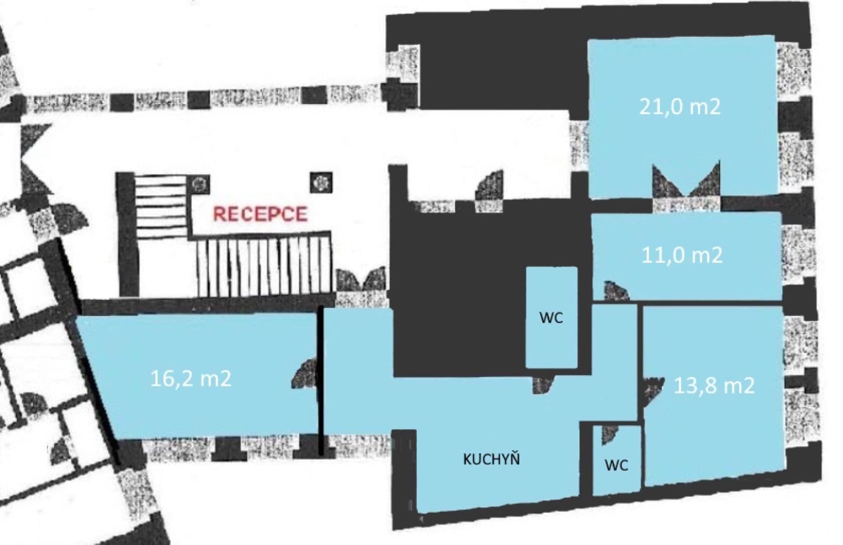 Pronájem kanceláře 90 m², Opletalova, Praha, Praha Pronájem kanceláře 90 m², Opletalova, Praha, Praha