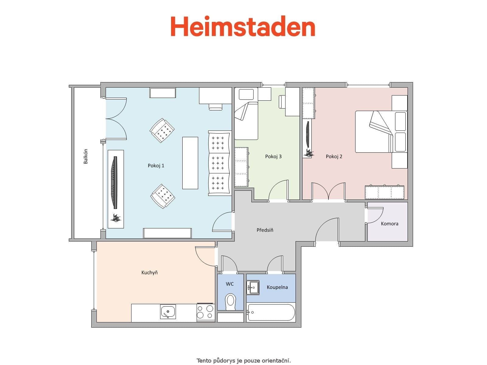 Pronájem bytu 3+1 69 m², Petra Bezruče, Havířov, Moravskoslezský kraj Pronájem bytu 3+1 69 m², Petra Bezruče, Havířov, Moravskoslezský kraj
