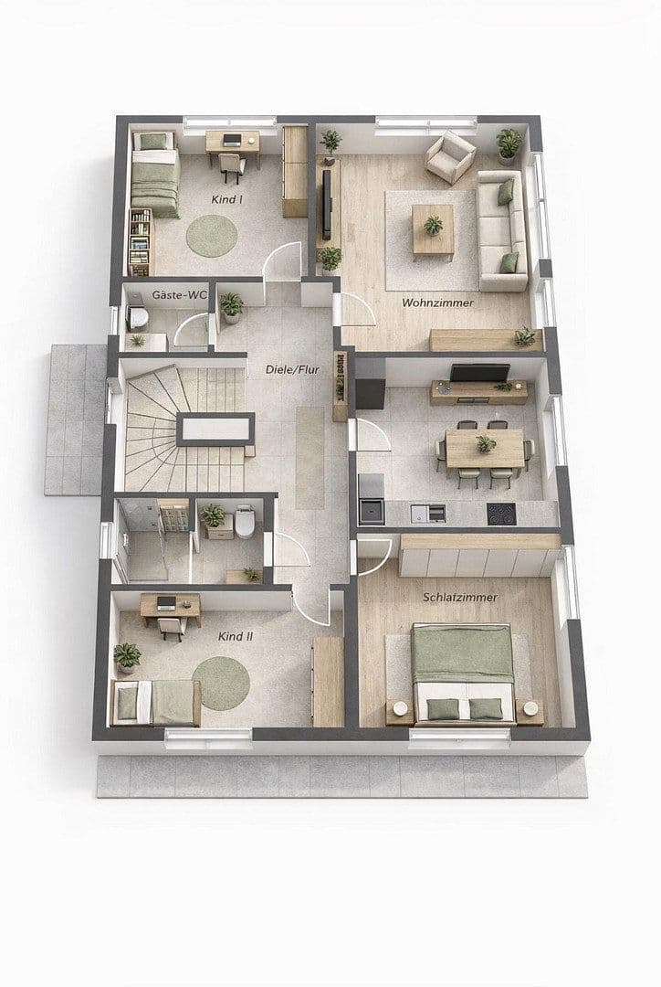 Pronájem bytu 4+1 110 m², Achim, Dolní Sasko Pronájem bytu 4+1 110 m², Achim, Dolní Sasko