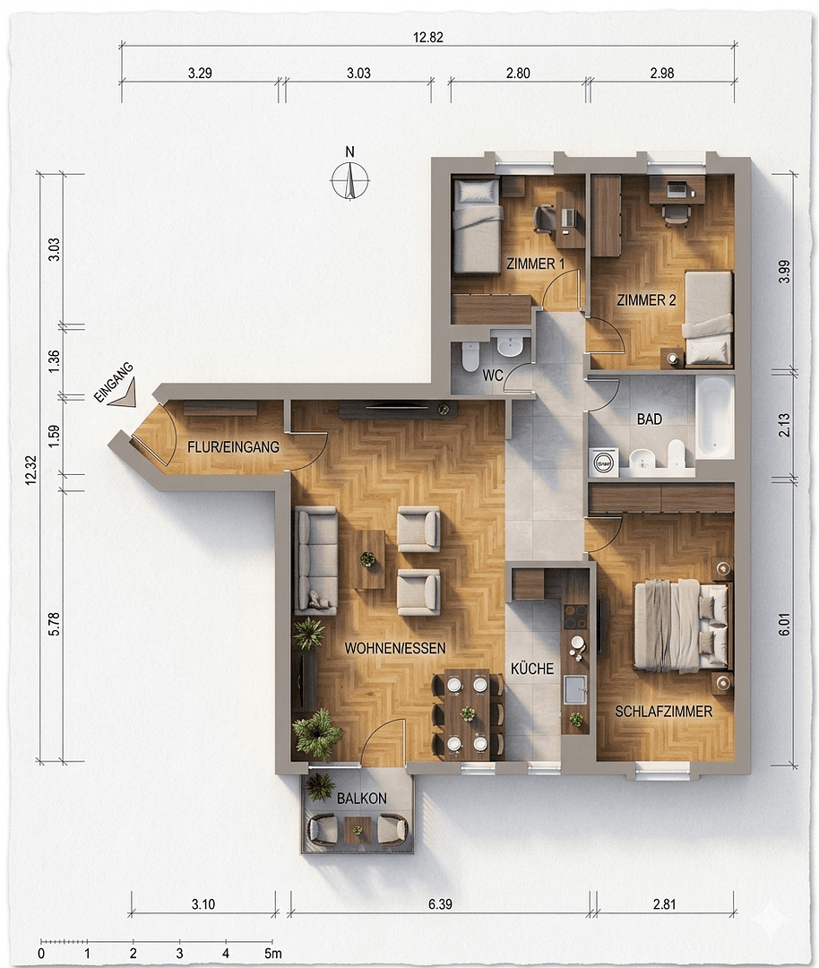 Prodej bytu 4+1 94 m², Frechen, Severní Porýní-Vestfálsko Prodej bytu 4+1 94 m², Frechen, Severní Porýní-Vestfálsko