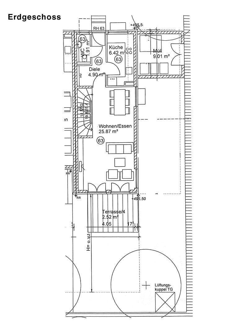 Prodej domu 119 m², pozemek 205 m², Braunaugenstraße 36, München, Bavorsko Prodej domu 119 m², pozemek 205 m², Braunaugenstraße 36, München, Bavorsko
