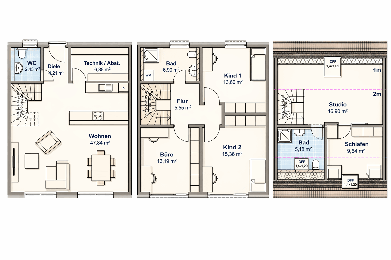 Prodej domu 150 m², pozemek 160 m², Akazienweg 12, Speyer, Porýní-Falc Prodej domu 150 m², pozemek 160 m², Akazienweg 12, Speyer, Porýní-Falc