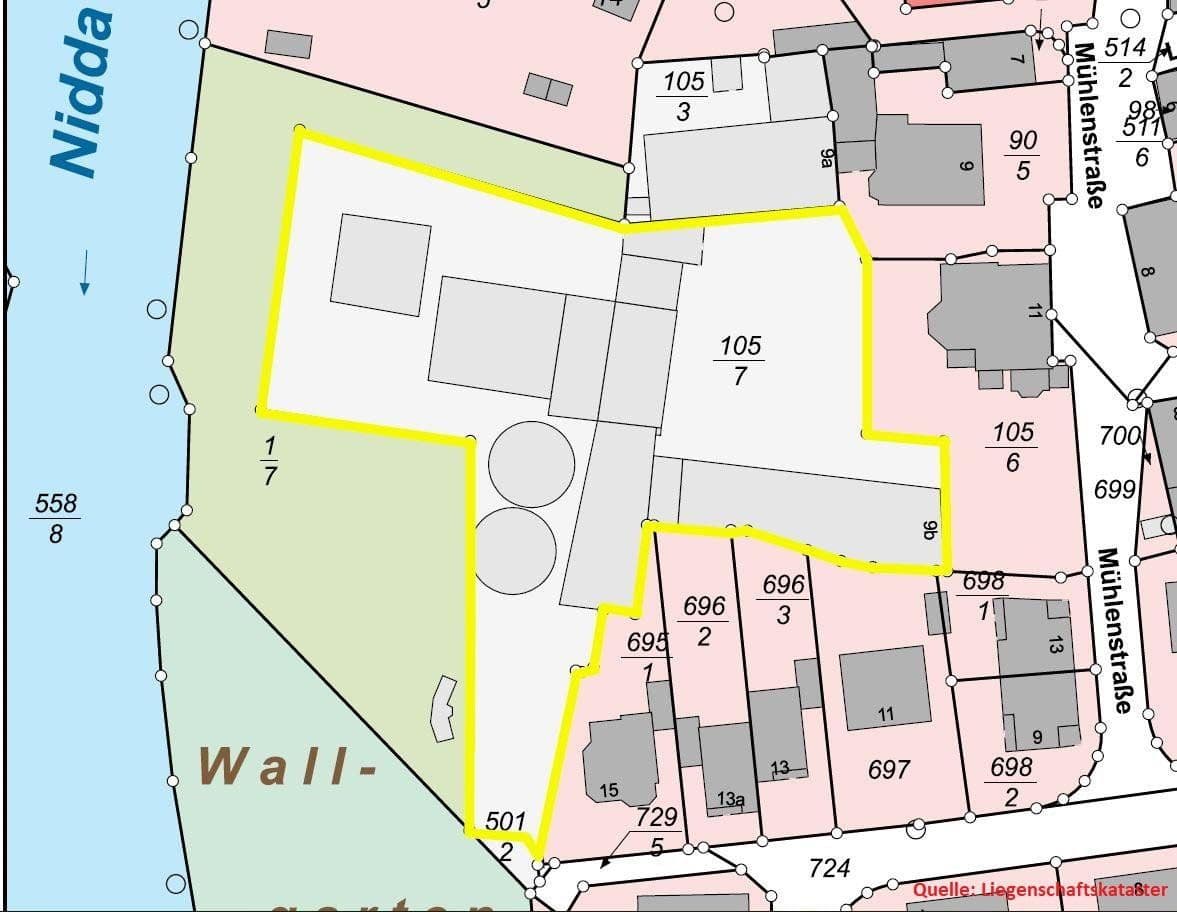 Prodej nebytového prostoru 4.126 m², Mühlenstraße 9b, Niddatal, Hessen Prodej nebytového prostoru 4.126 m², Mühlenstraße 9b, Niddatal, Hessen