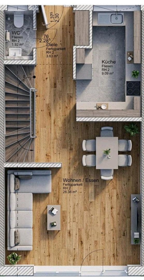 Prodej domu 128 m², pozemek 246 m², Oberhaching, Bavorsko Prodej domu 128 m², pozemek 246 m², Oberhaching, Bavorsko