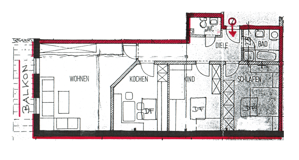 Pronájem bytu 3+1 80 m², Königsdorf, Bavorsko Pronájem bytu 3+1 80 m², Königsdorf, Bavorsko