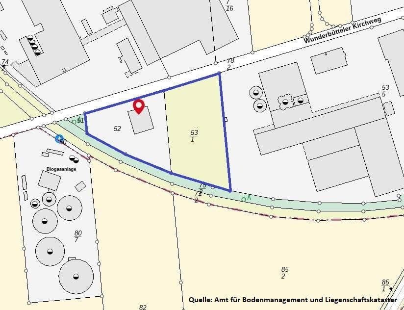 Prodej pozemku 8.415 m², Wunderbütteler Kirchweg 4, Wittingen, Dolní Sasko Prodej pozemku 8.415 m², Wunderbütteler Kirchweg 4, Wittingen, Dolní Sasko