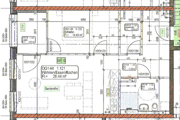 Pronájem bytu 2+1 69 m², Johanna-Dachs-Str. 36, Regensburg, Bavorsko Pronájem bytu 2+1 69 m², Johanna-Dachs-Str. 36, Regensburg, Bavorsko