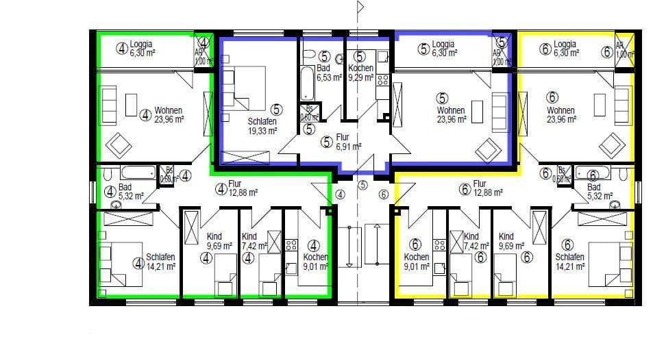 Pronájem bytu 3+kk 90 m², Ulzburger Straße 693, Norderstedt, Šlesvicko-Holštýnsko Pronájem bytu 3+kk 90 m², Ulzburger Straße 693, Norderstedt, Šlesvicko-Holštýnsko