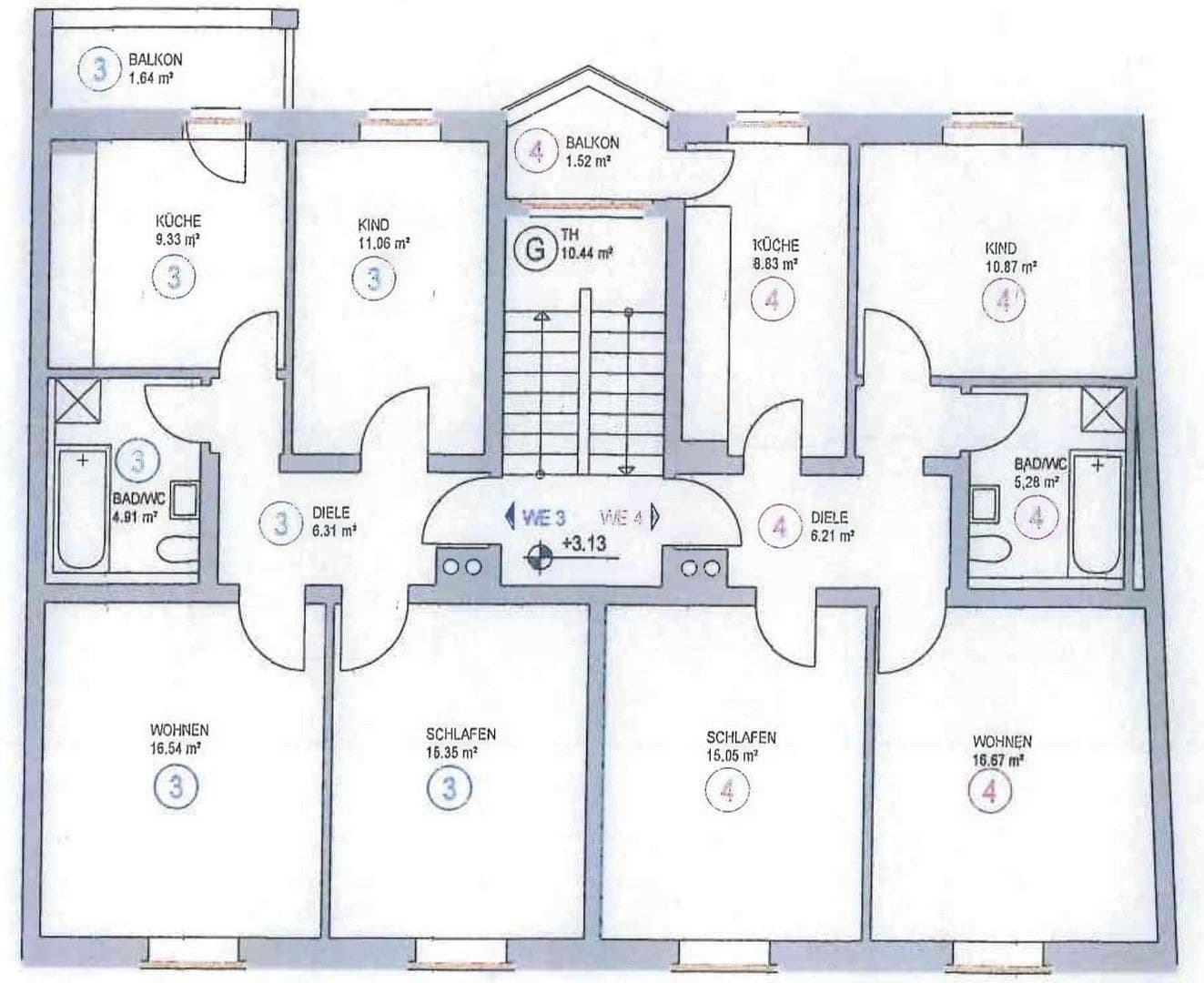Prodej bytu 3+1 65 m², Grolmannstraße 17, Erfurt, Durynsko Prodej bytu 3+1 65 m², Grolmannstraße 17, Erfurt, Durynsko