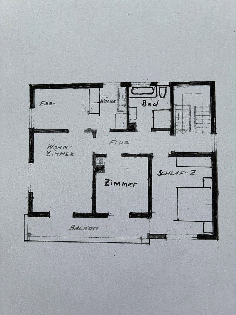 Pronájem bytu 3+kk 78 m², Filderstadt, Bádensko-Württembersko Pronájem bytu 3+kk 78 m², Filderstadt, Bádensko-Württembersko