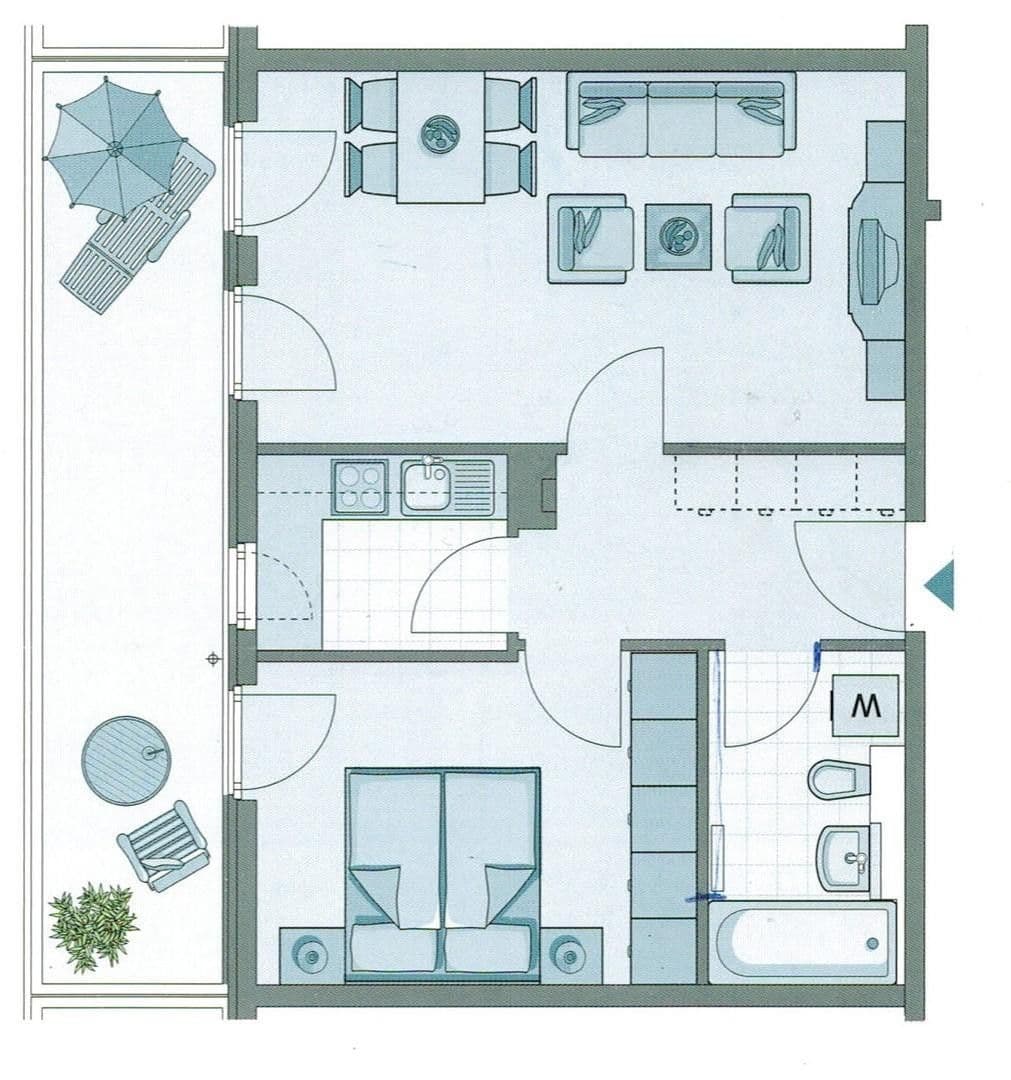 Pronájem bytu 2+1 54 m², Max-Friedlaender-Bogen 5, München, Bavorsko Pronájem bytu 2+1 54 m², Max-Friedlaender-Bogen 5, München, Bavorsko