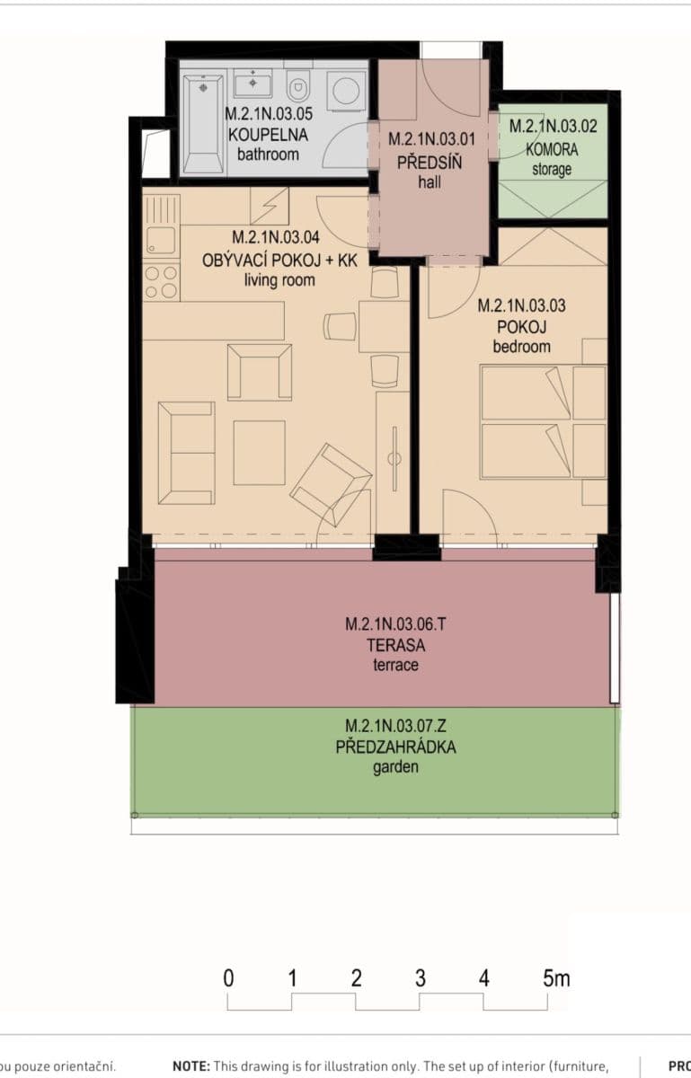 Pronájem bytu 2+kk 53 m², Dagmar Burešové, Praha, Praha Pronájem bytu 2+kk 53 m², Dagmar Burešové, Praha, Praha